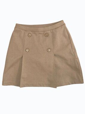 NWOT Lands End Girls School Uniform Ponte Button Front Skort – Size 8